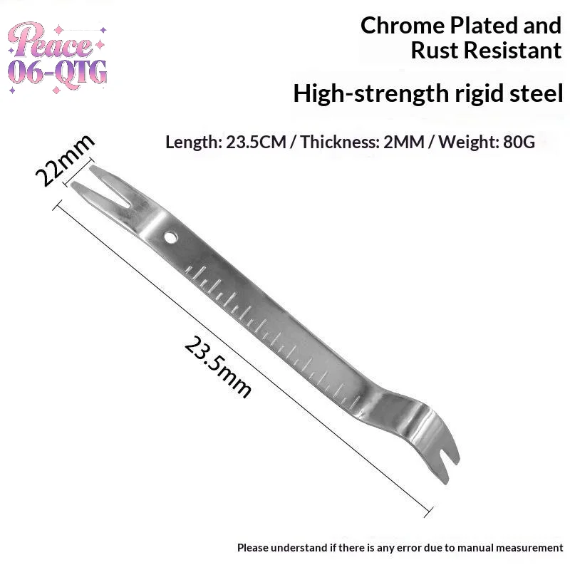 New Sale 1Pcs Stainless Steel Car Interior Trim Removal Tool With Ergonomic Handle For Auto Repair Workshops And DIY Enthusiasts