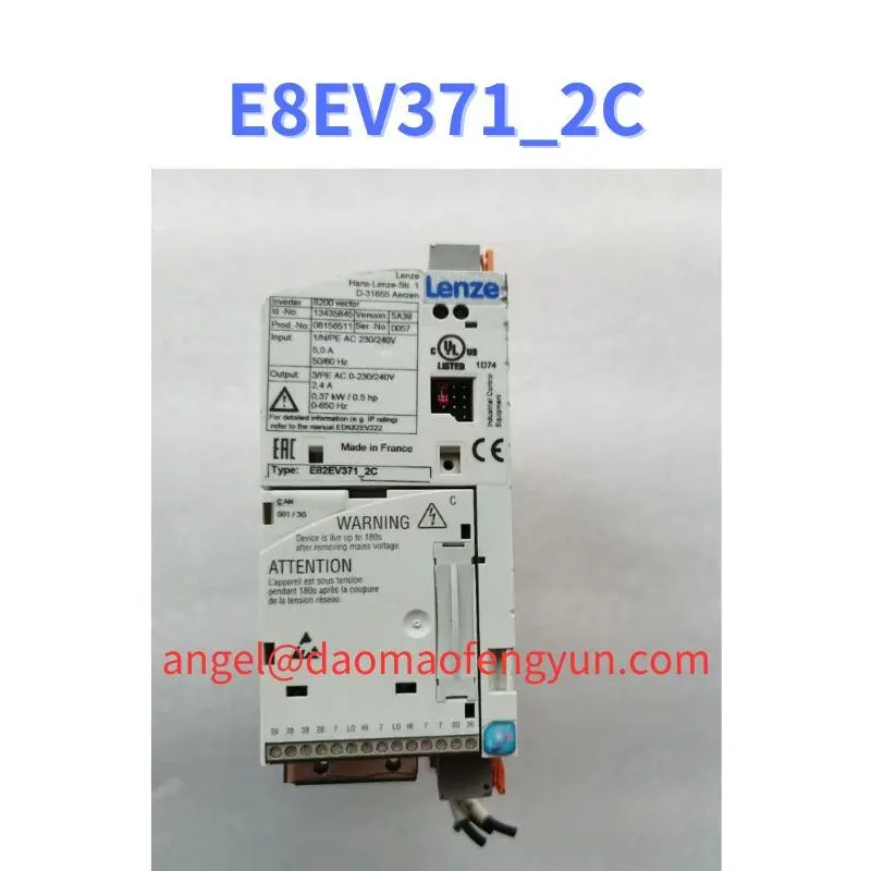 

E82EV371_2C Used inverter 0.37kW/220V test function OK