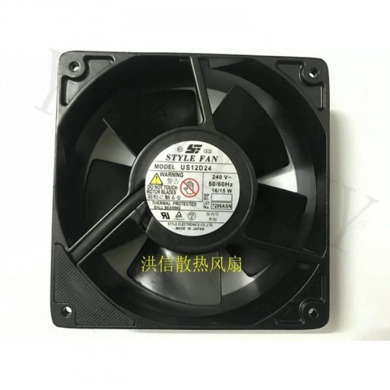 

Y+ ДЛЯ СТИЛЬНЫЙ ВЕНТИЛЯТОР 12038 US12D24 240 В 50/60 Гц 16/15 Вт высокотемпературный вентилятор