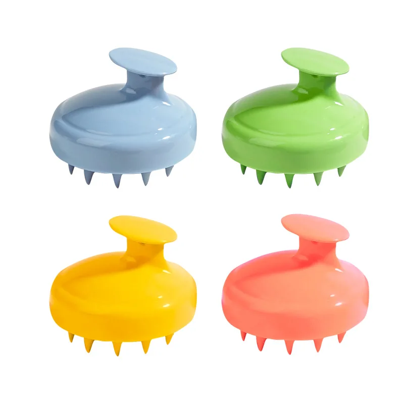 

Soft Silicone Head Scalp Massage Comb Shampoo Brush Hair Washing Comb Bath Shower Brush Hair Salon Hairdressing Tools