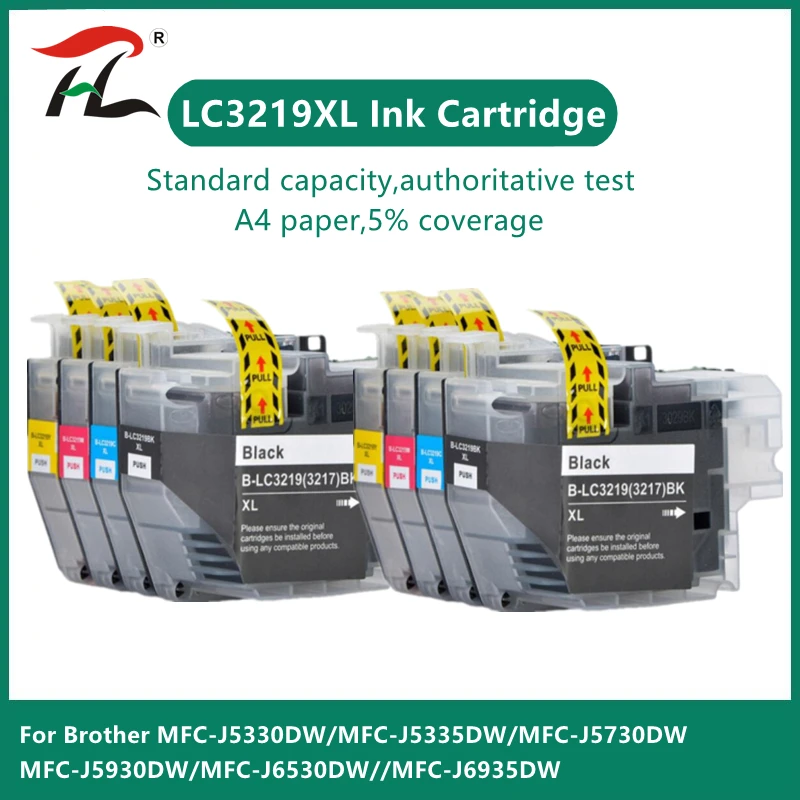 LC3219XL Compatible LC3219 3219 XL Ink Cartridges 3219xl for Brother MFC-J5330DW MFC-J5335DW MFC-J5730DW MFC-J5930DW MFC-J6530