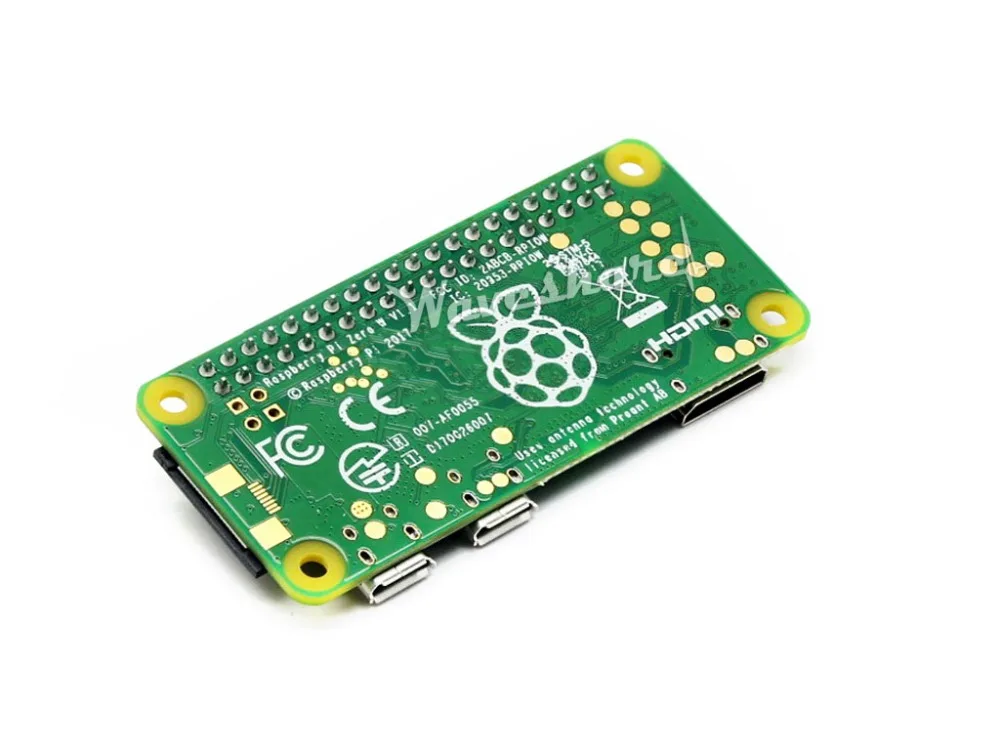 Raspberry Pi Zero WH (built-in WiFi, pre-soldered headers) Development Kit Type A, Basic Components