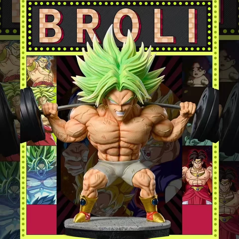 

16CM Anime Dragon Ball Fifth Bullet Fitness Brolli GK Action Figure PVC Kids Toys Doll Model Collection Figures Gift