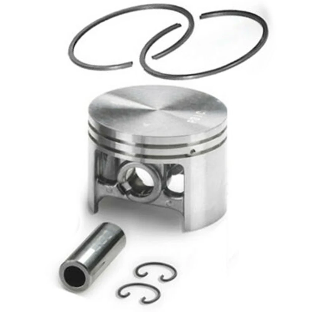 Practical High Quality Piston Rings For Meteor Wrist Pin Circlips Garden Power Tool Piston 52mm Accessories Chainsaw