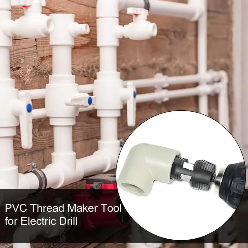 Water Pipe Threader Ergonomic Pipe Threader 1/2 Inch Thread Maker Reusable Manual Threading Tool 3/4 Inch Plumbing Tool For