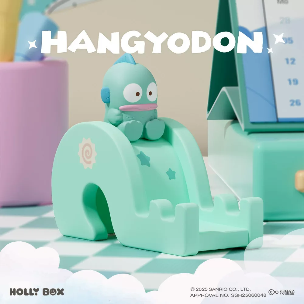 

Держатель для телефона и планшета Sanrio Hello Kitty Melody Hangyodon из ПВХ, креативная подставка-слайдер, украшение для рабочего стола, игрушка, подарок на Рождество для друзей