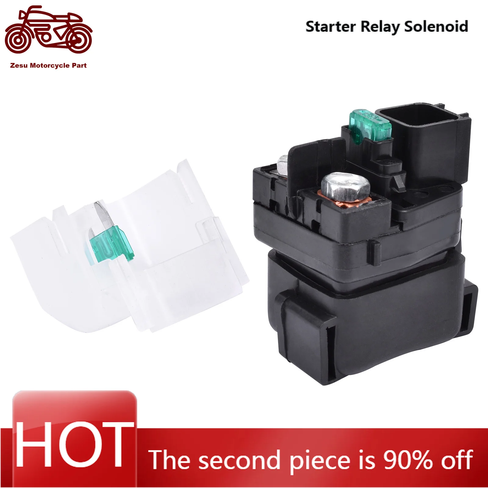 

1Pc Motorcycle Electrical Starter Solenoid Relay Switches For SUZUKI DR650SE 1996-2016 GSX-R600 1997-2000 GSX-R750 GSX-1300R