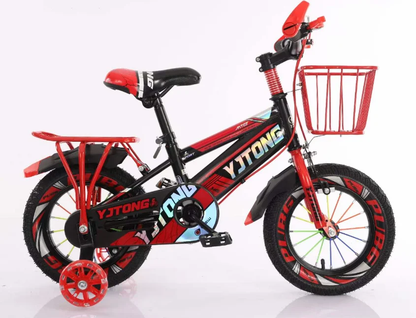 Children's Bicycle 4-10 Years Old Children's Balance Car Brake Cable With Backrest 20 Inches Children's Bike view 3