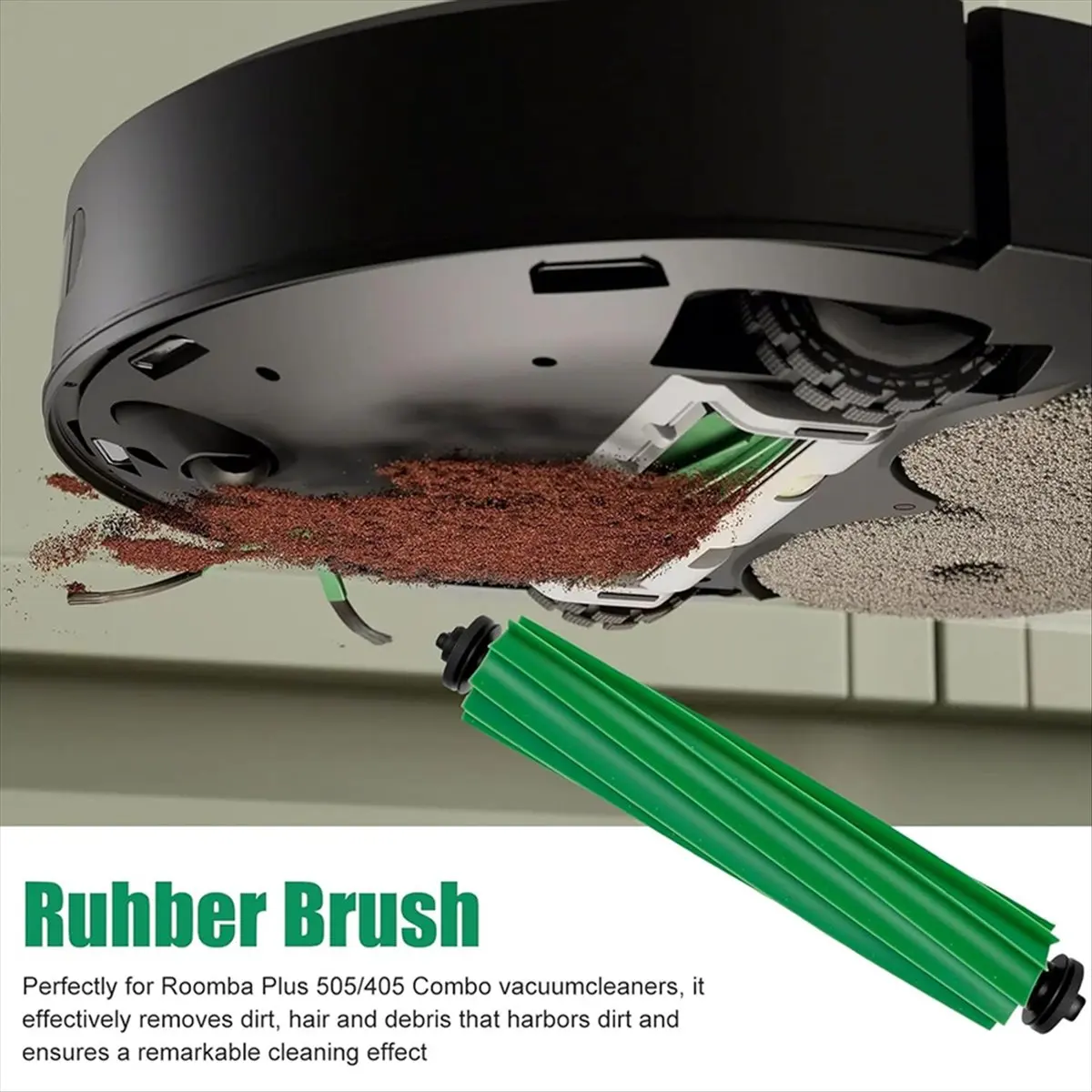 

(ABJZ) 25 шт. для IRobot Roomba Plus 505/405 Combo: аксессуары для робота-пылесоса, основная и боковые щетки, насадки для мытья полов, фильтры, мешки для сбора пыли