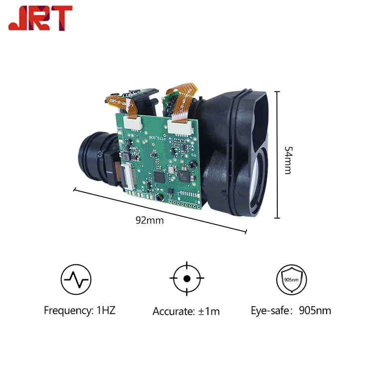 Jrt Laser-Abstandssensor 1200 m UART Arduino Laser-Entfernungsmesser Laser-Entfernungsmesser Lrf-Modul für Golf
