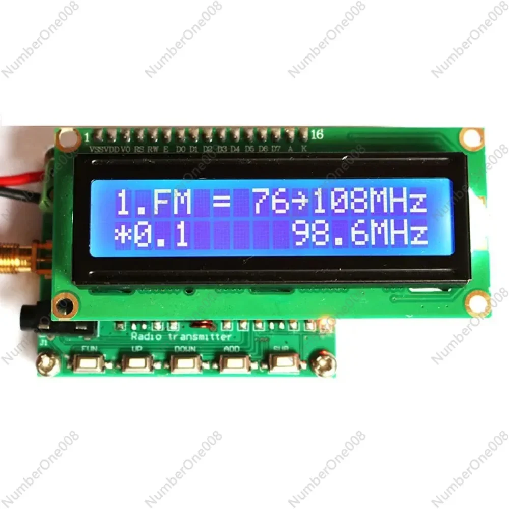 

FM102 DDS FM Signal Generator 88~108MHz Fm Transmitter Wirele
