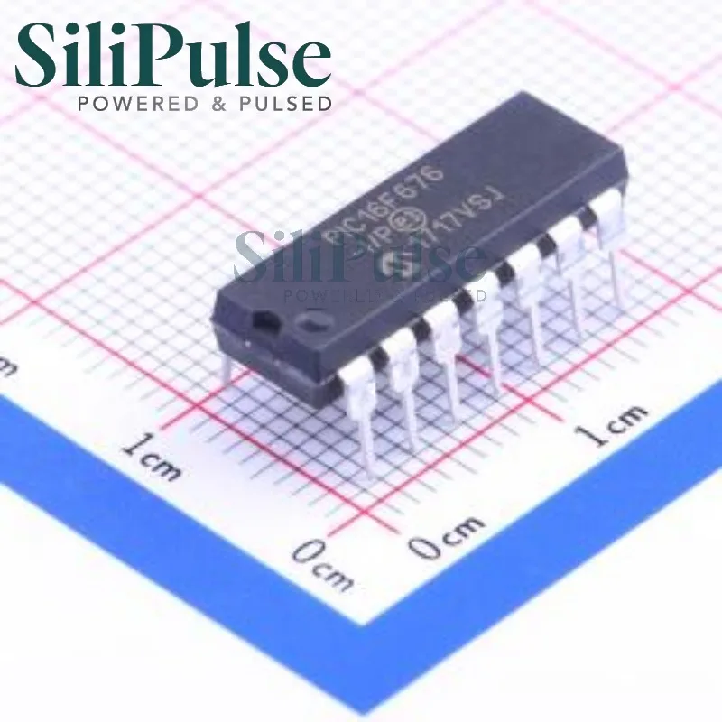 (5-20pcs) PIC16F676-I/P DIP-14 100% Original In Stock (MCU/MPU/SOC) 12 64Byte PIC 1.75KB