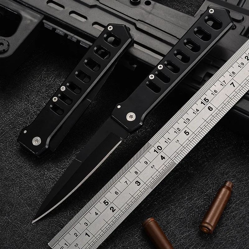 

High hardness folding knife for outdoor survival, multifunctional folding knife for self-defense, small knife, fruit knife
