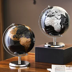 Retro World Globe Desk Earth Globe Home Decoration Do Mapa Globo Geografia Accessories Globe Room Decor Geography Kids Education