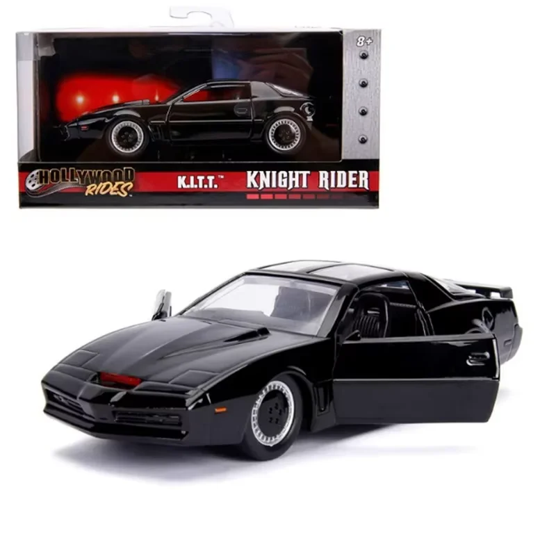 Jada 1:32 Scale Knight Rider KITT/KARR 1982 Pontiac Firebird Alloy Car Model Static Collection Decorated Holiday Gifts Toys