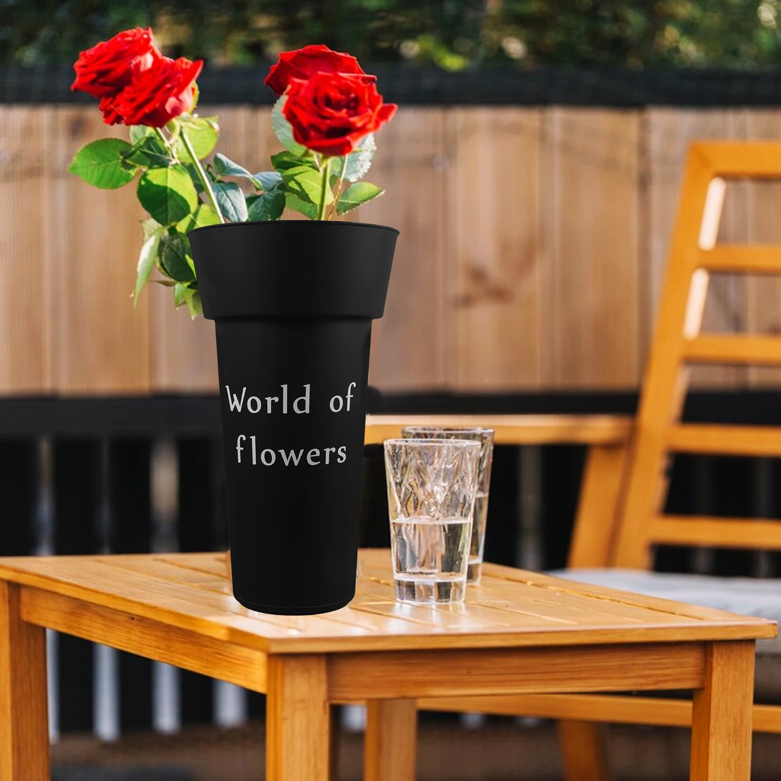 

2 Pcs Flower Holder Pot Preservation Container Floral Buckets Vintage Decor Tube Pp Creative