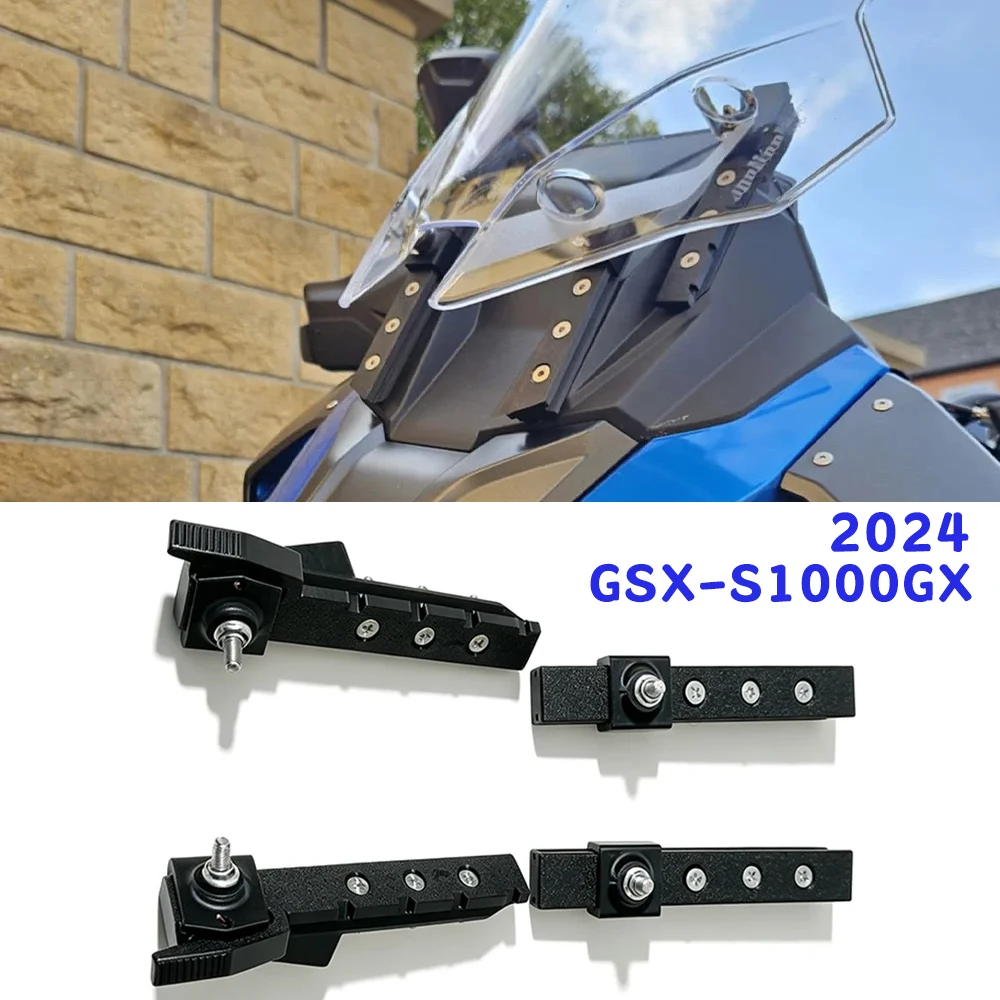 

For Suzuki GSX-S1000GX GSX S1000GX GSXS1000GX 1000 GX 2024-2026 Adjusters Windshield Bracket Height Regulator Screen