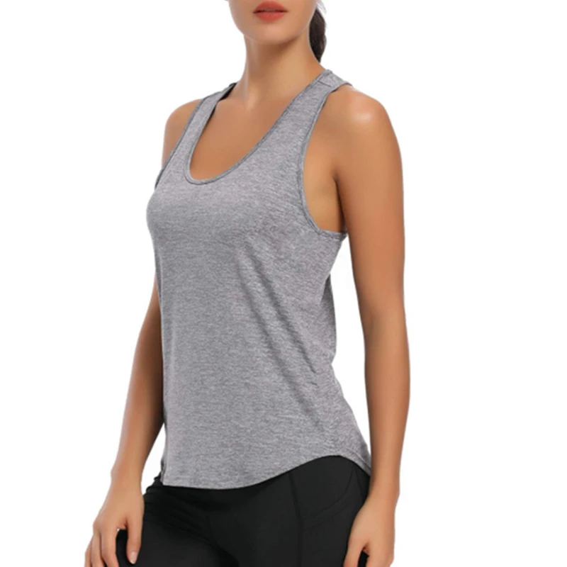 Women Yoga Tops Loose Thin Sports Vest Breathable Sleeveless T-shirt Gym Fitness Running Shirts Girls Sexy Tank Tops New