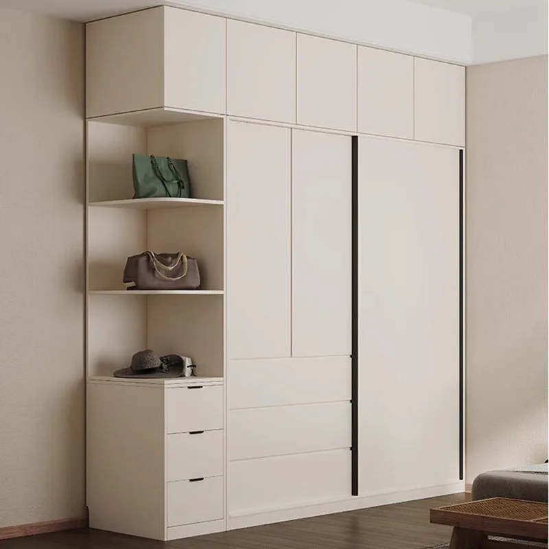 White Bedroom Drawers Wardrobe Space Saving Room Organization Wardrobe Storage Wooden Ropero Armable De Ropa Home Furniture