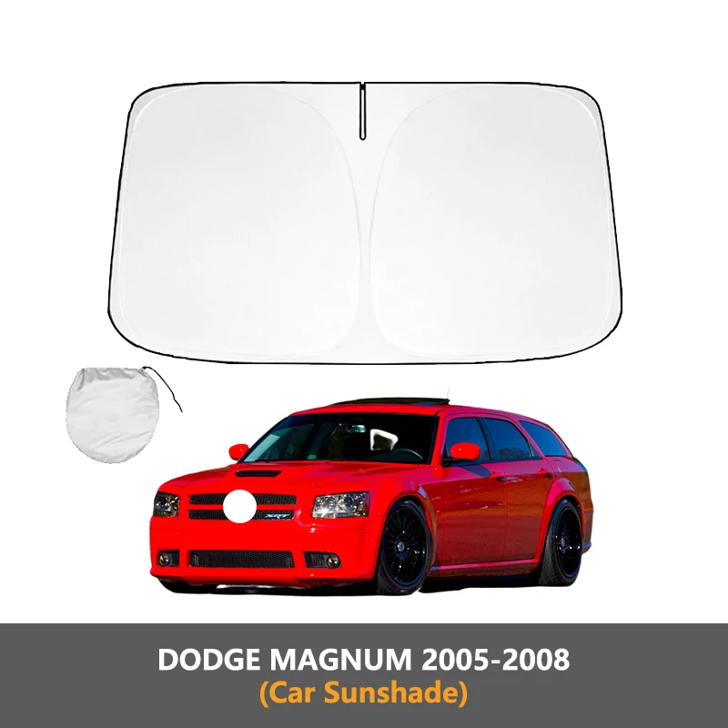 For DODGE MAGNUM 2005-2008 Car Sunshade Sun Shade Front Rear Window Film Windshield Visor Cover UV Protect Reflector