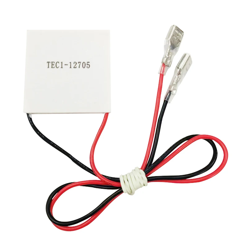 TEC1-12705 Semiconductor Refrigeration Chip Hot Spot Cooler Suitable For Water Dispenser Car Refrigerator DC12V 40*40mm