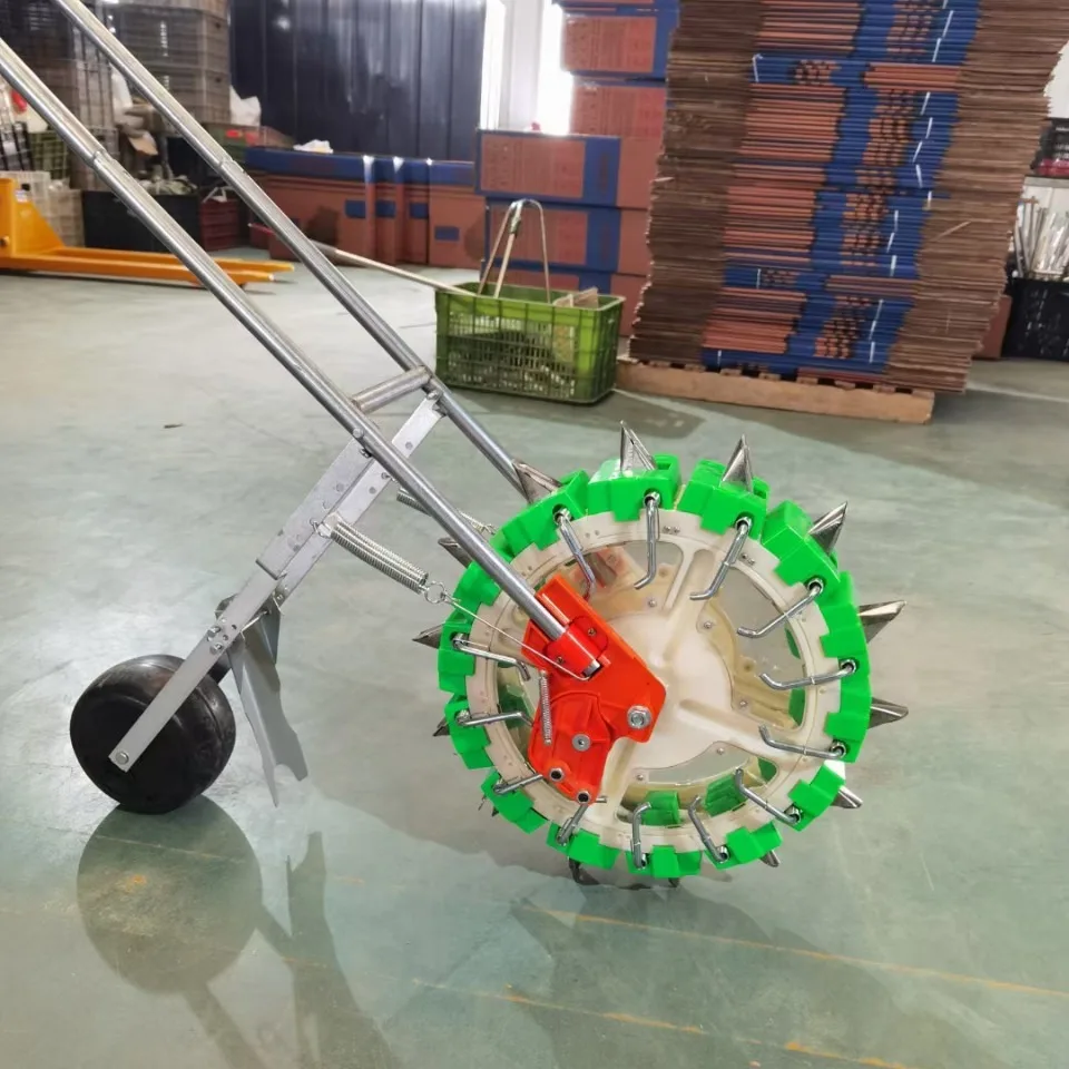 New Small Pellet Hand Push Planter Multifunctional Radish Vegetable Peanut Corn Soybean Planter