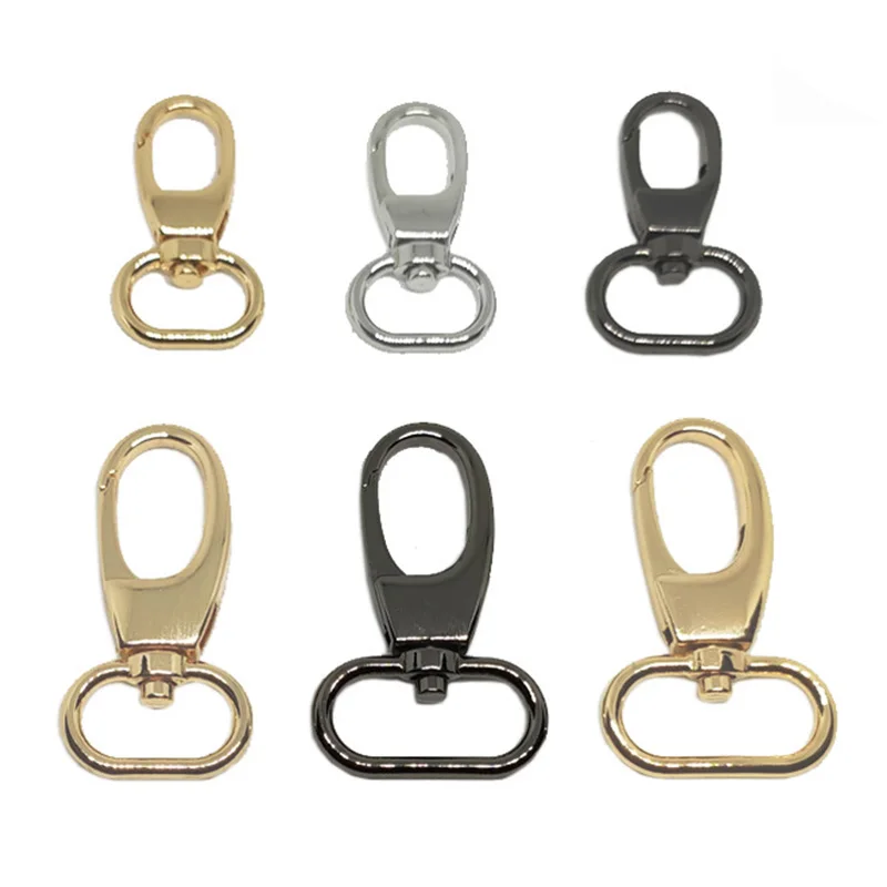 

Metal Detachable Snap Hook Trigger Clips Buckles Hooks For Leathercraft Strap Belt Handbag Shoulder Strap Keychain Pet Leash