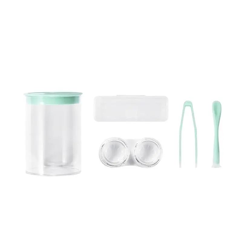 Herramienta Aplicadora de Lentes de Contacto A95D, Pinzas para Retirar Lentes de Contacto, Insertador de Lentes Esclerales, Set de Estuche para Lentes de Contacto
