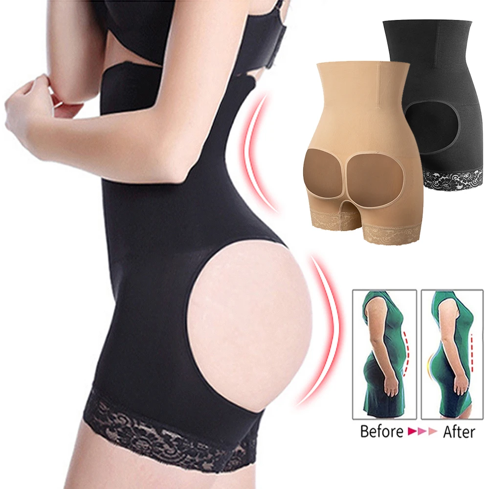 Women High Waist Shaping Panties Breathable Body Shaper Slimming Tummy Underwear Butt Lifter Seamless Ladies Shaperwear Pants