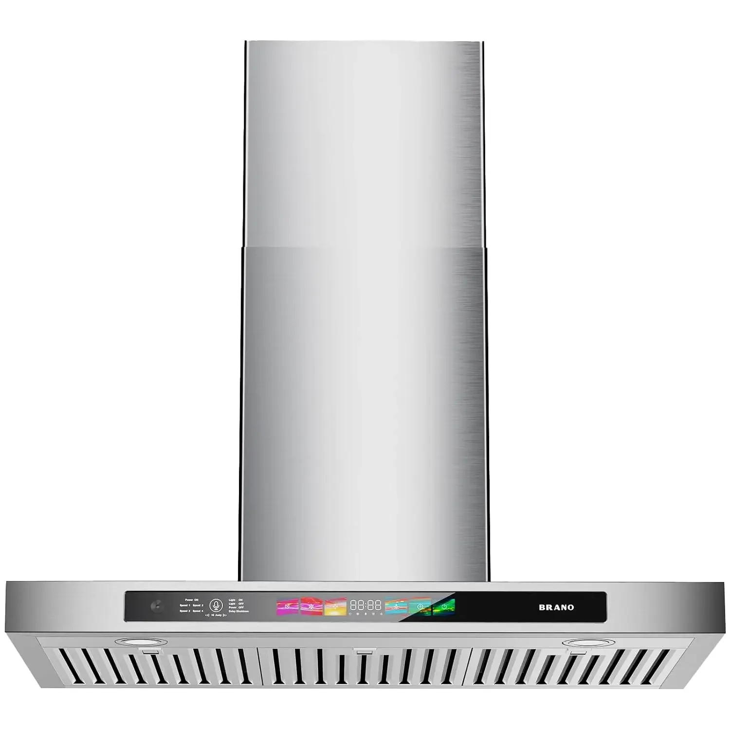 

30 Inch Wall Mount Range Hood 900 CFM with Voice/Gesture/Touch Control, Stainless Steel Ducted Kitchen Hood Vent, Customized