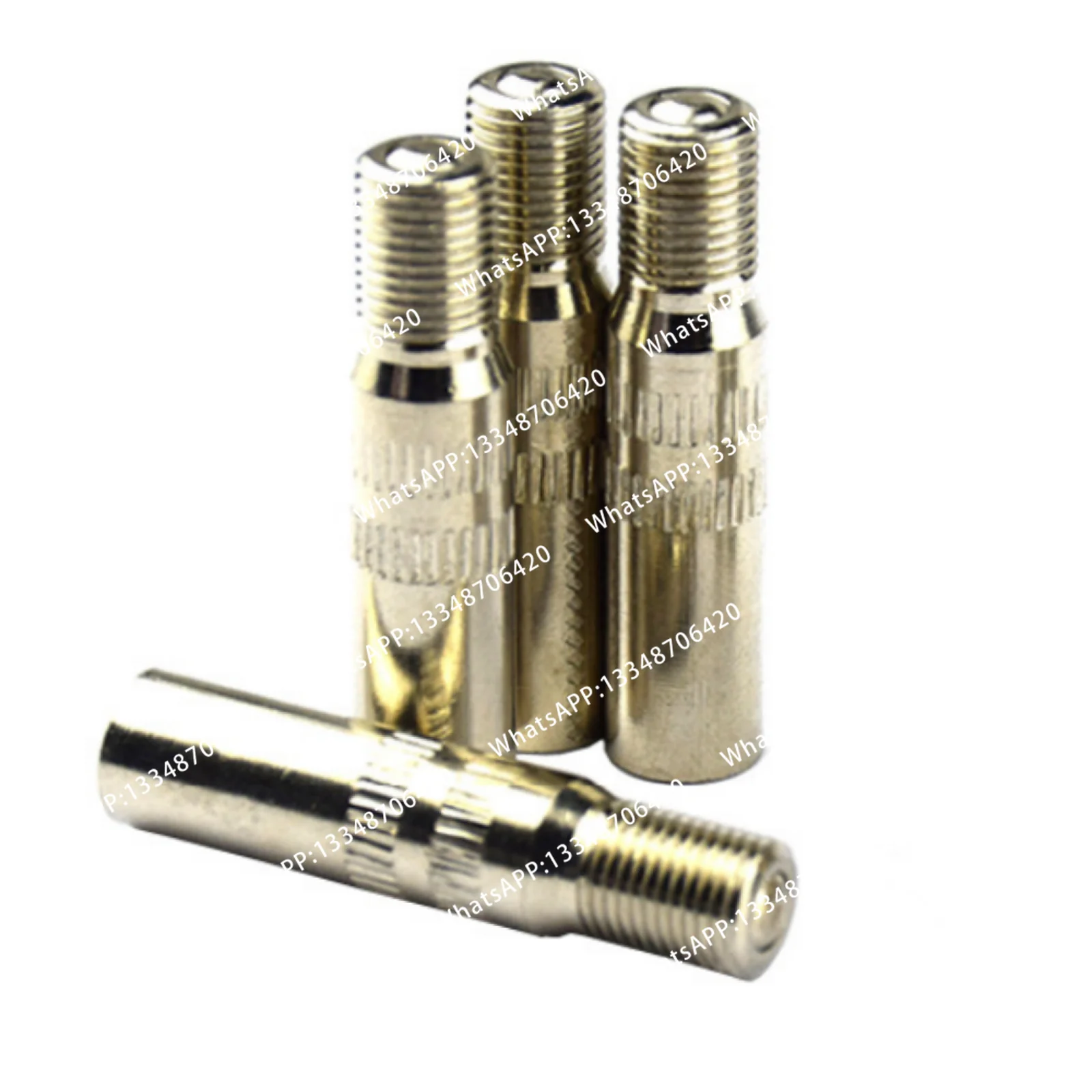 20Pcs 39mm Car Chrome Screw-on Valve Cap Stem Extension Wheel Tire Cap Extender Stem Rod Adapter For Auto Accessories