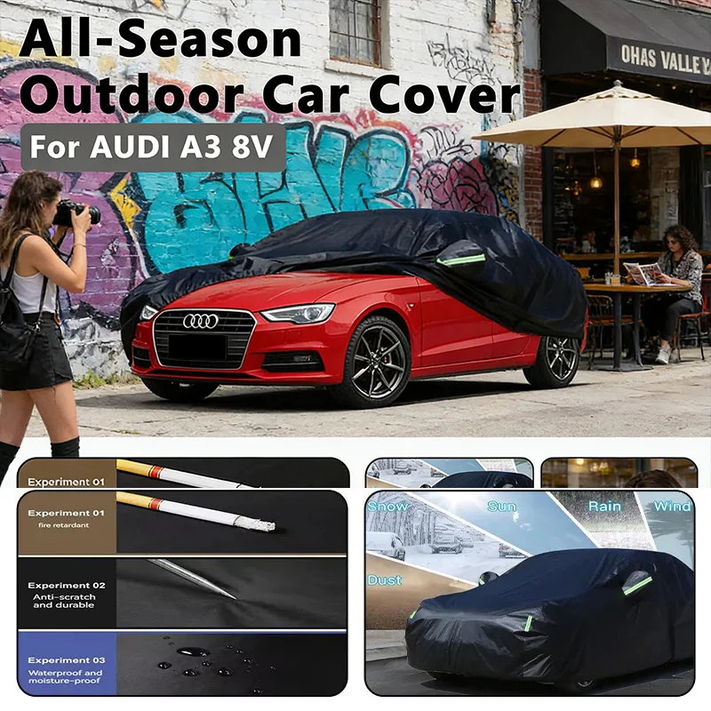 

Outdoor Car Cover for AUDI A3 8L 8P 8V 8Y - Outdoor Full Protection, Waterproof Dustproof Heat-Resistant