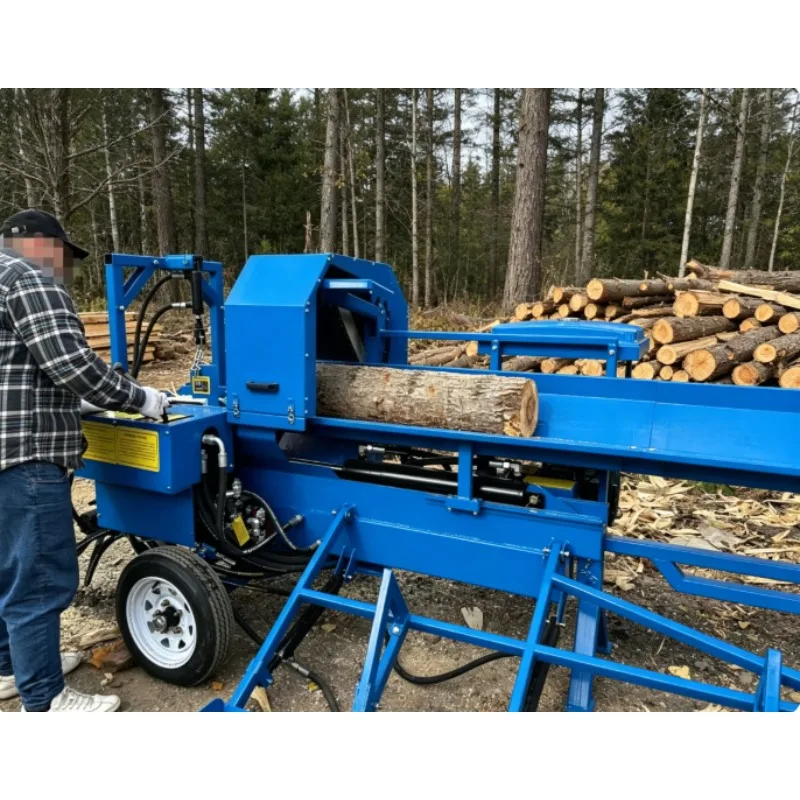 Reinforced Splitting Wedge Hydraulic Wood Splitter Wear Resist Firewood Splitting Machine For Long Term Heavy Use