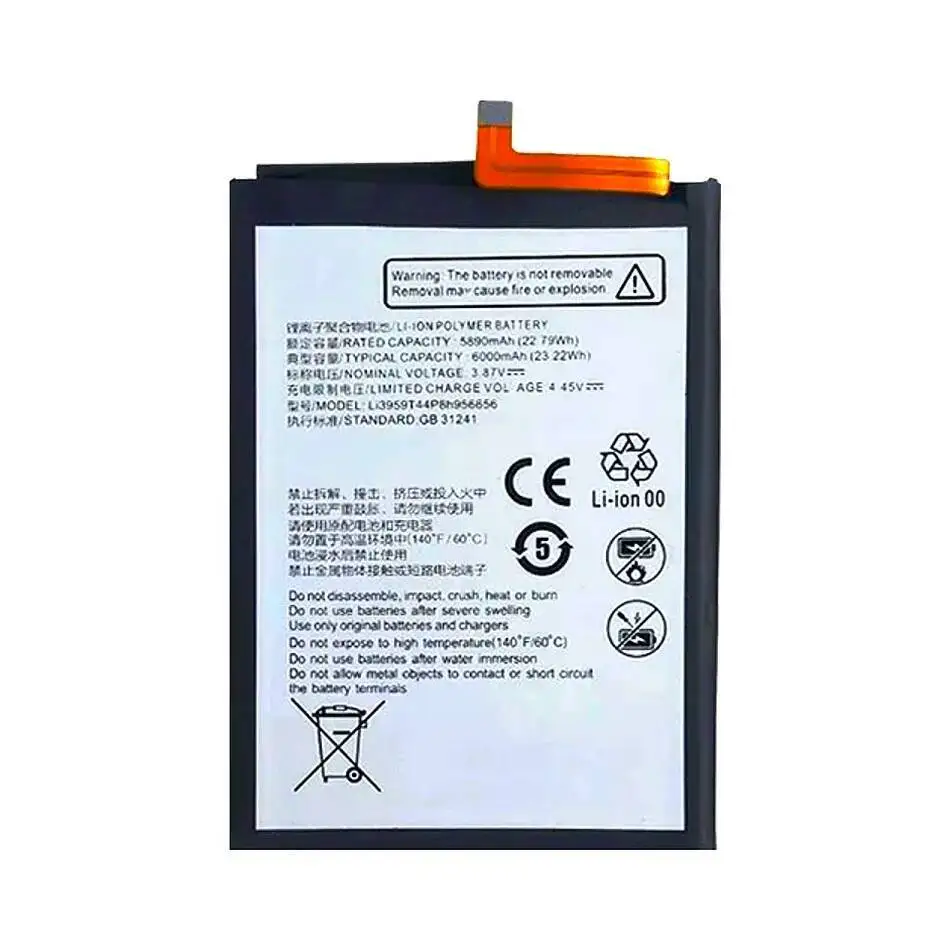 Para Zte 30 Pro S30 SE 8030N Li3959t44p8h956656 potencia de repuesto confiable 6000Mah batería de teléfono móvil