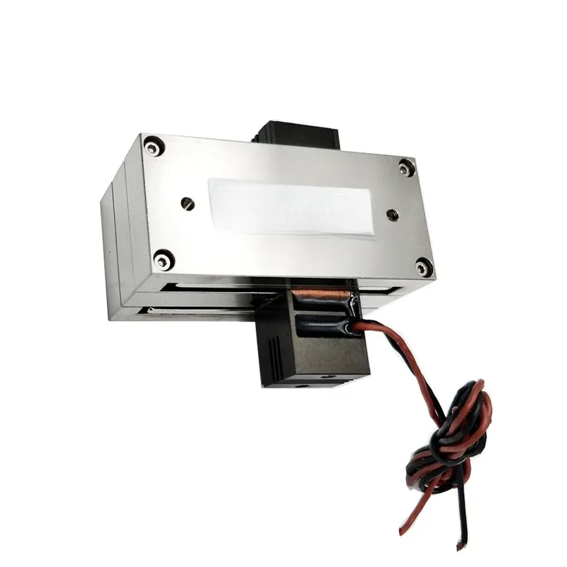 Vibration system rectangular voice coil motor
