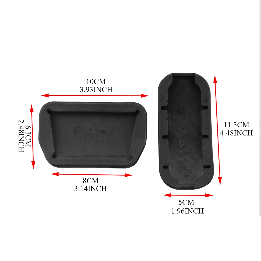 AT Pedal for Toyota Hilux Revo 2015 2016 2017 2018 2019 2020 2021 Car Accelerator Pedal Brake Pedals Cover Case Pads