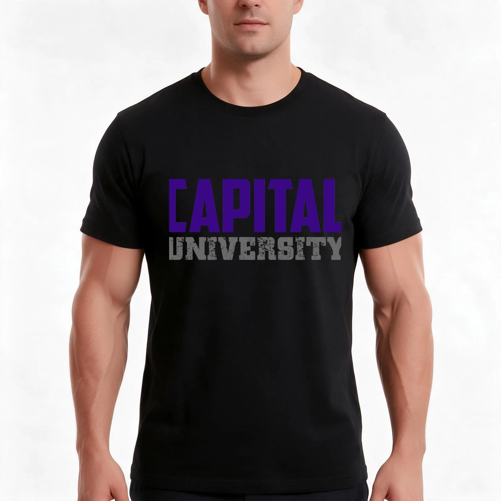Capital University, Columbus Ohio T-Shirt, Summer Casual Cotton Tee, Oversized Streetwear Tops, Vintage Graphic Print