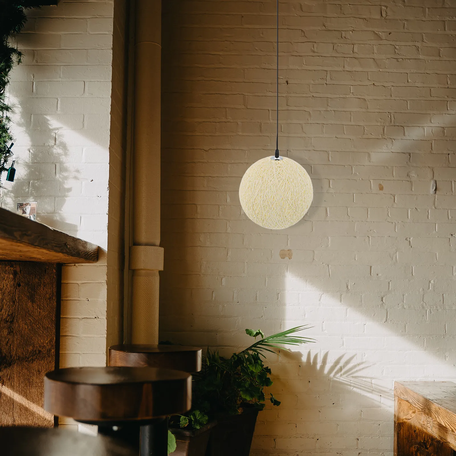 

Rattan Woven Chandelier Rustic Ceiling Lamp Shade For Home Bar Decor Hanging Light Fixture Decorative Pendant Lighting Weaving