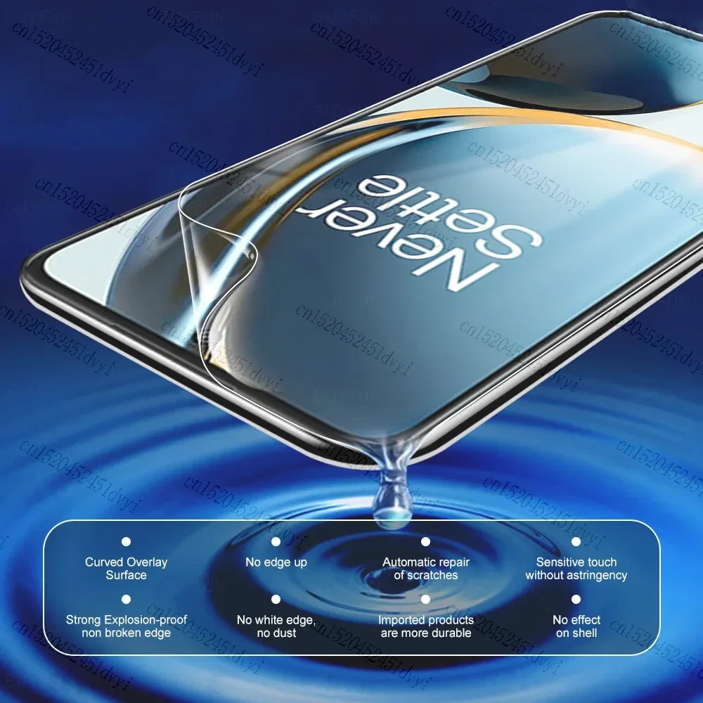 3 قطعة فيلم هيدروجيل ل OnePlus Nord 3 5G CPH2493 CPH2491 6.74 "واقي شاشة واقي على OnePlus Ace 2V PHP110 فيلم الهاتف