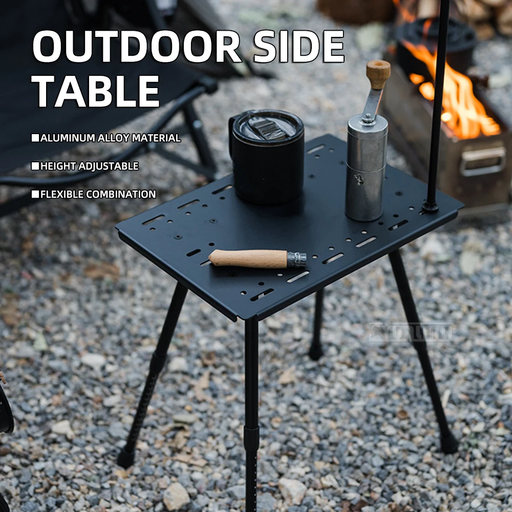 Multifunctional side table Outdoor benches Aluminum alloy Portable camping table and chair ST-05