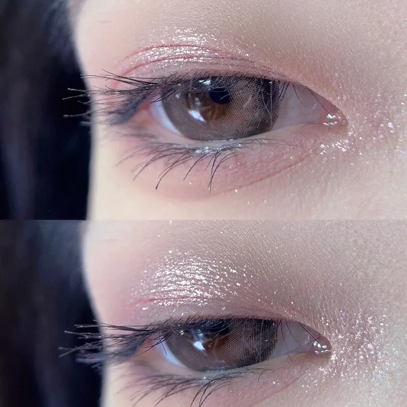 Dikalu trong suốt Acrylic Eyeshadow khay ngọc trai Matte không thấm nước là không dễ dàng để mờ đất màu chín lưới Eyeshadow