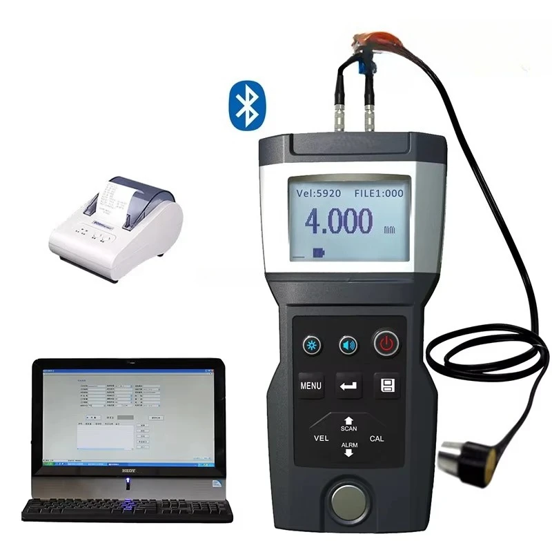 Digital Ultrasonic Thickness Gauge,Higher Precision 0.001mm/0.0001 Inch,measure Steel,plastic,ceramic,glass Etc.