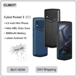 Cubot Pocket Android Mini Smartphone, NFC, 4 GB RAM, 64 GB ROM, 128 GB  Extended, 4 Inch Screen, 3000mAh, Face ID, 4G Mini Phone