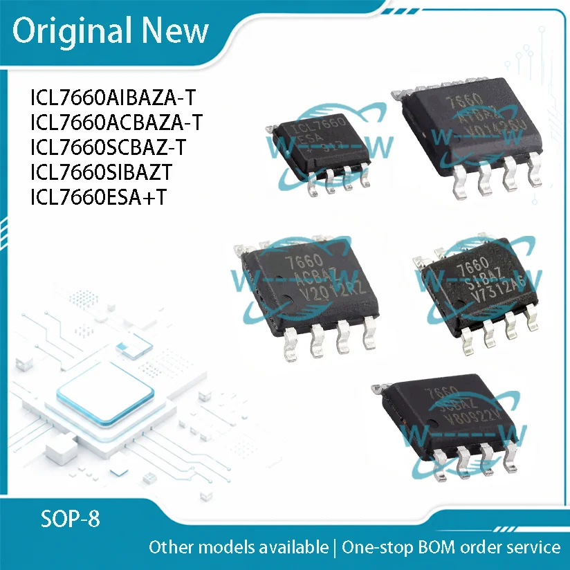 (5-30 PCS) ICL7660AIBAZA-T ICL7660ACBAZA-T ICL7660SCBAZ-T ICL7660SIBAZT ICL7660ESA+T ICL7660 ESA 7660 AIBAZ ACBAZ SCBAZ SIBAZ IC