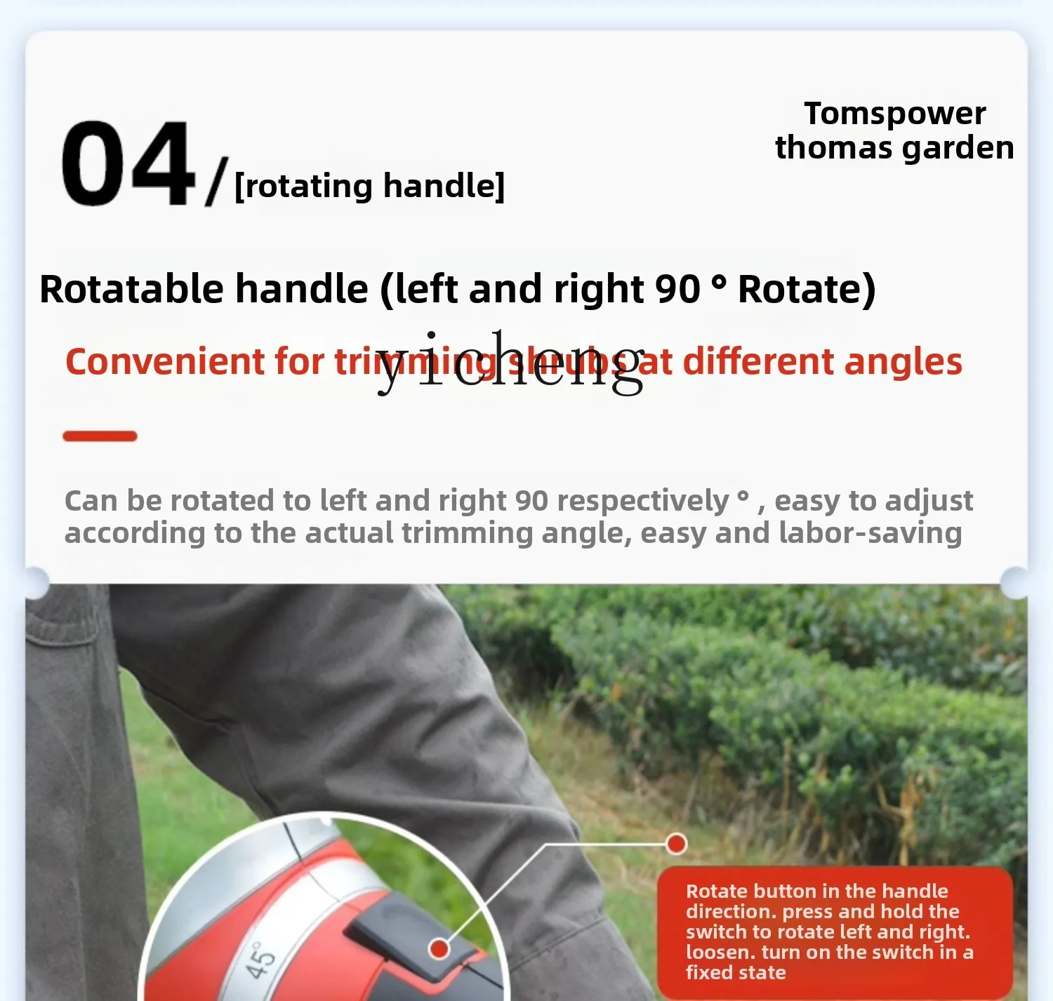 ZK electric hedge trimmer electric pruner plug-in garden hedge shears trimming fence scissors