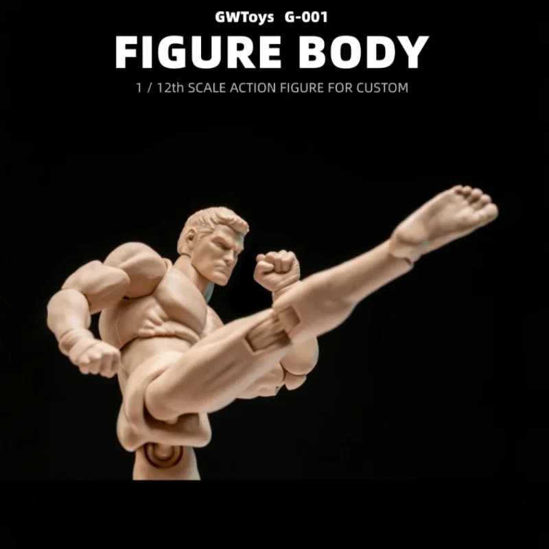 

In Stock Gwtoys 1/12 6-Inch Soldier Body Action Figure Drawing Muscle Body Model G001 Strong Diy Body Collection Toy Gifts