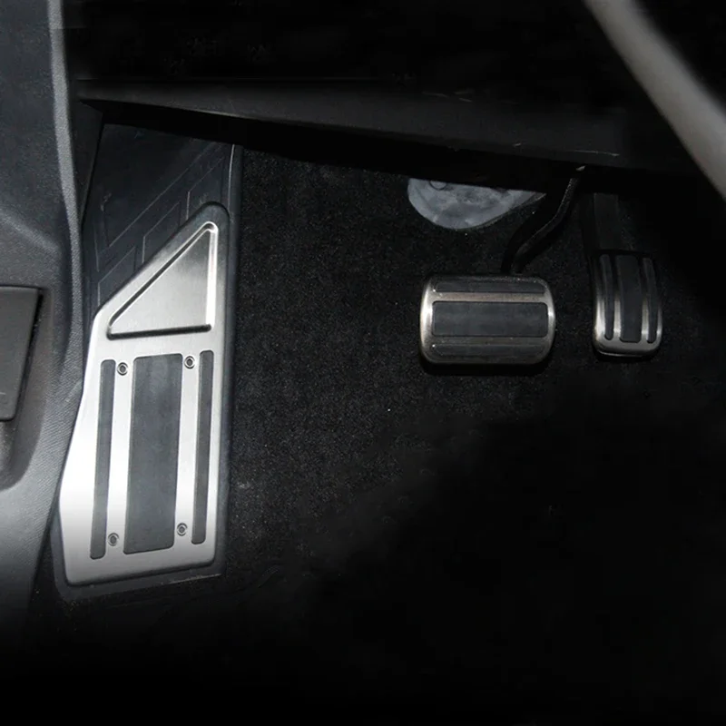 4pcs Steel Foot Pedal For Peugeot 3008 5008/GT 2017 2018 2019 LHD Accelerator Gas Fuel Brake Pedal Pads Mats Cover Accessories
