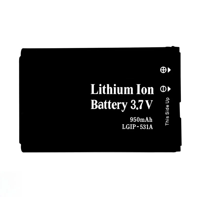 LGIP-531A Battery 3.7V 950mAh For LG 450 500G A110 A133 A170 AN160 Mobile Phone High Quality Replacement Li-ion Battery