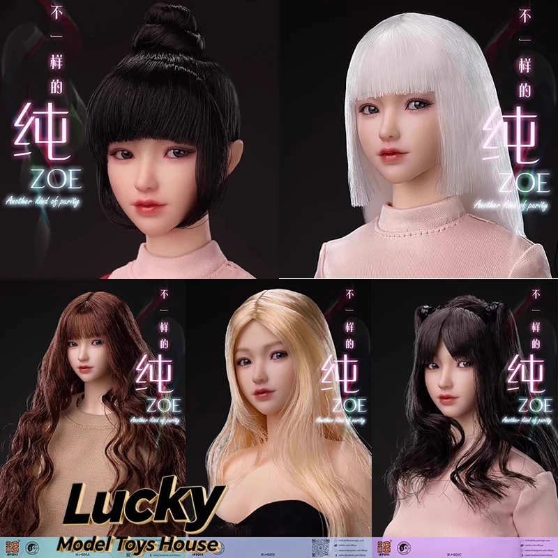 

I8TOYS 1/6 Zoe Another Kind of Beauty Gril Фигурка Подвижная голова глаза Скульптурная модель I8-H005 Игрушечный аксессуар для тела солдата 12 дюймов