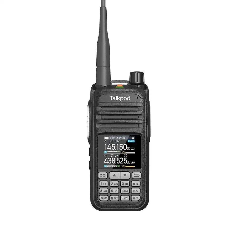 Imagem -04 - Walkie Talkie A36 Plus Rádio Amador Usb tipo c Ecrã a Cores Impermeável Receptor de Bandas 8w Vhf Uhf Dtmf Ctcs Dcs A36 Plus